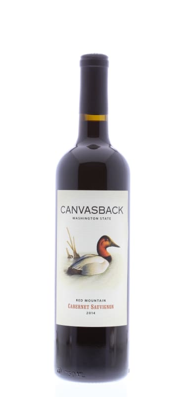 Canvasback Red Mountain Cabernet Sauvignon 2014 Front Bottle Shot