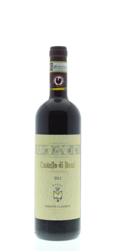 Castello di Bossi Chianti Classico 2012 Front Bottle Shot