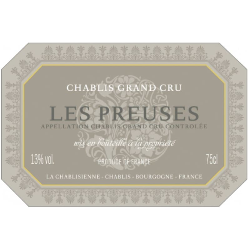 La Chablisienne Chablis Les Preuses Grand Cru 2011 Front Label