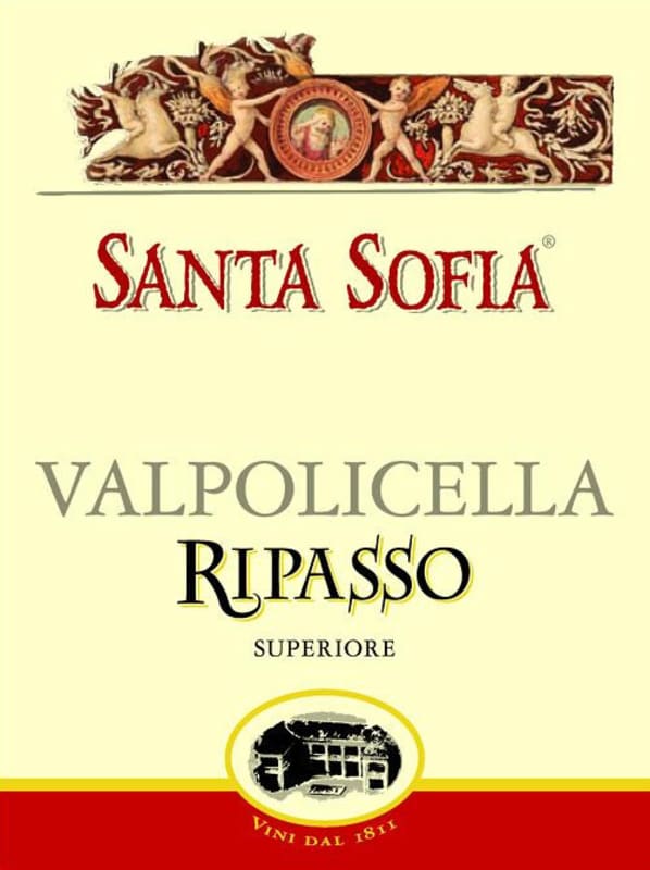 Santa Sofia Valpolicella Ripasso Superiore 2012 Front Label
