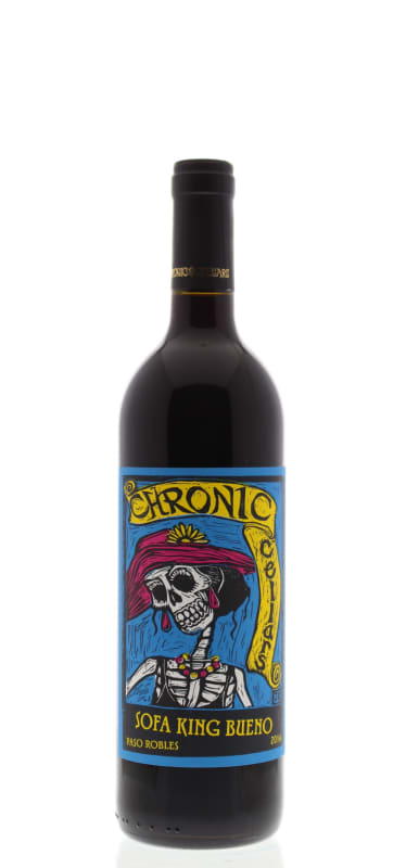 Chronic Cellars Sofa King Bueno Red Blend 2014 Front Bottle Shot
