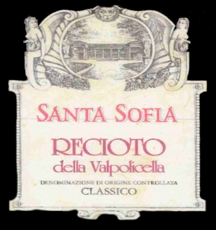 Santa Sofia Recioto della Valpolicella Classico 2003 Front Label