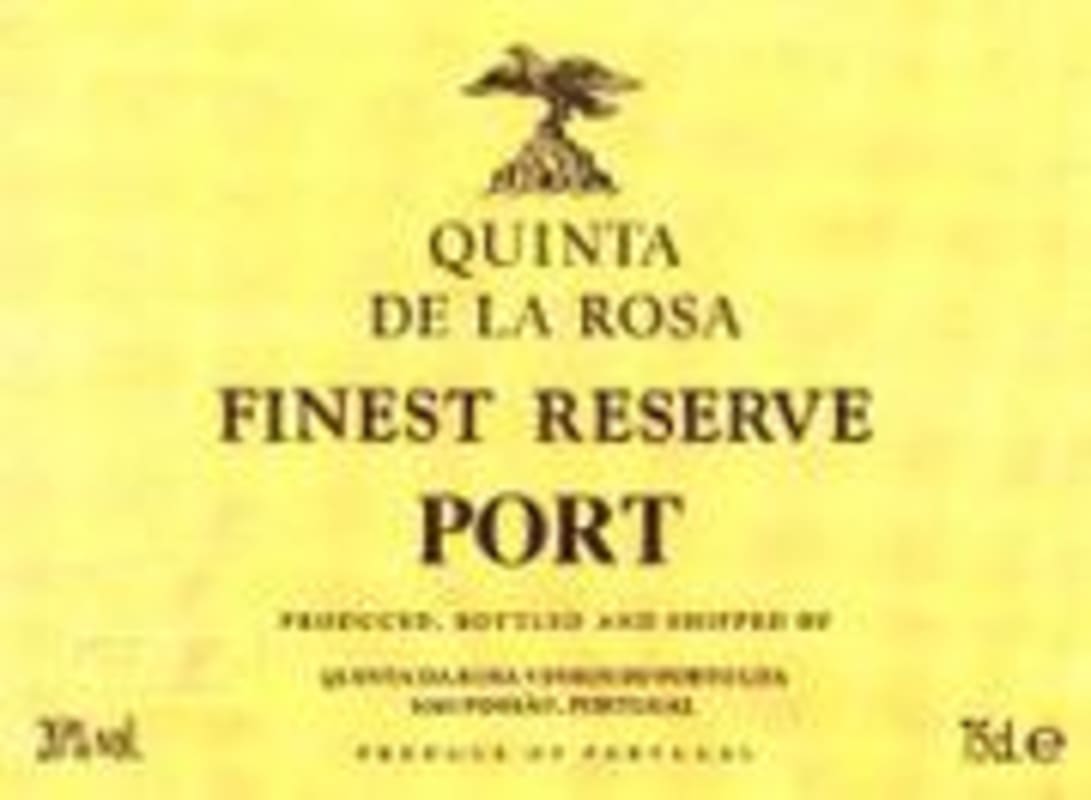 Quinta de la Rosa Reserve Port Front Label