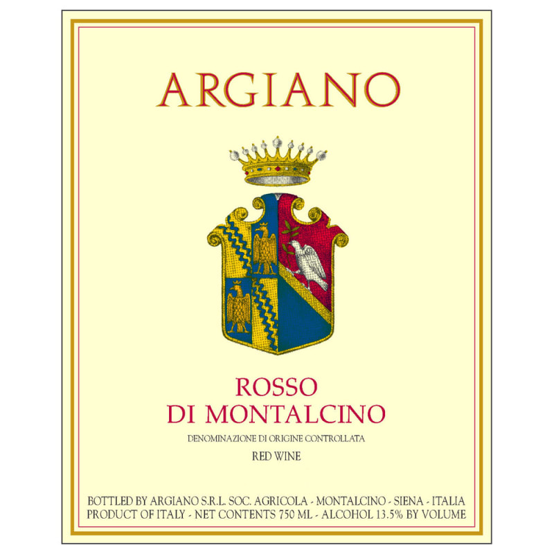 Argiano Rosso di Montalcino 2014 Front Label