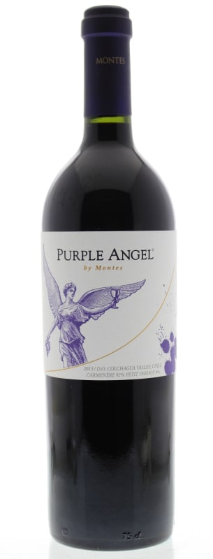 Montes Purple Angel Apalta Vineyard Carmenere 2013 Front Bottle Shot