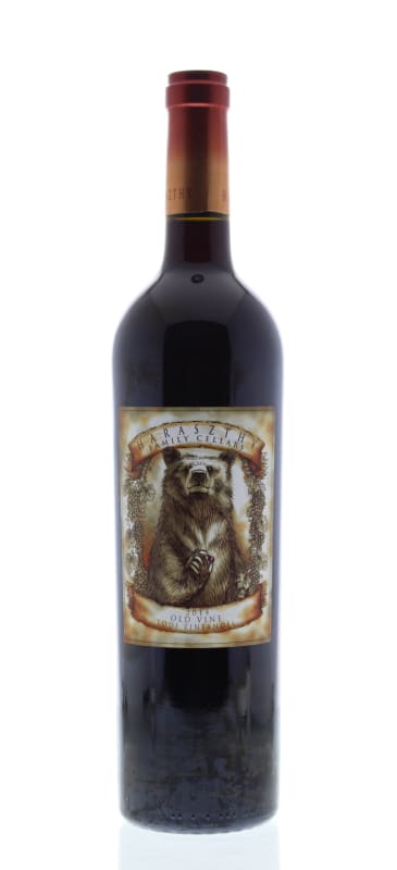 Haraszthy Family Cellars Bearitage Old Vine Zinfandel 2014 Front Bottle Shot