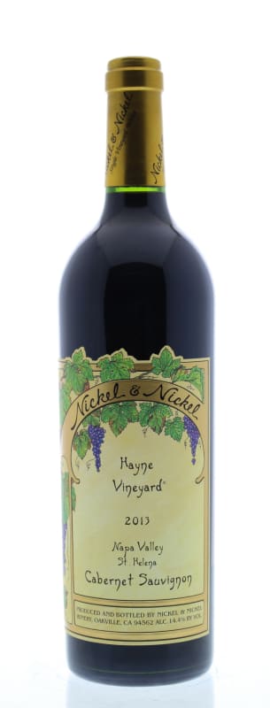 Nickel & Nickel Hayne Cabernet Sauvignon 2013 Front Bottle Shot