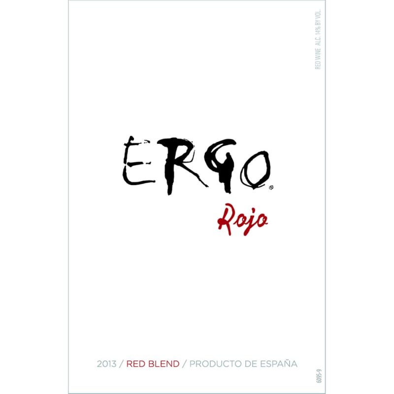 Martin Codax Ergo Rojo 2013 Front Label