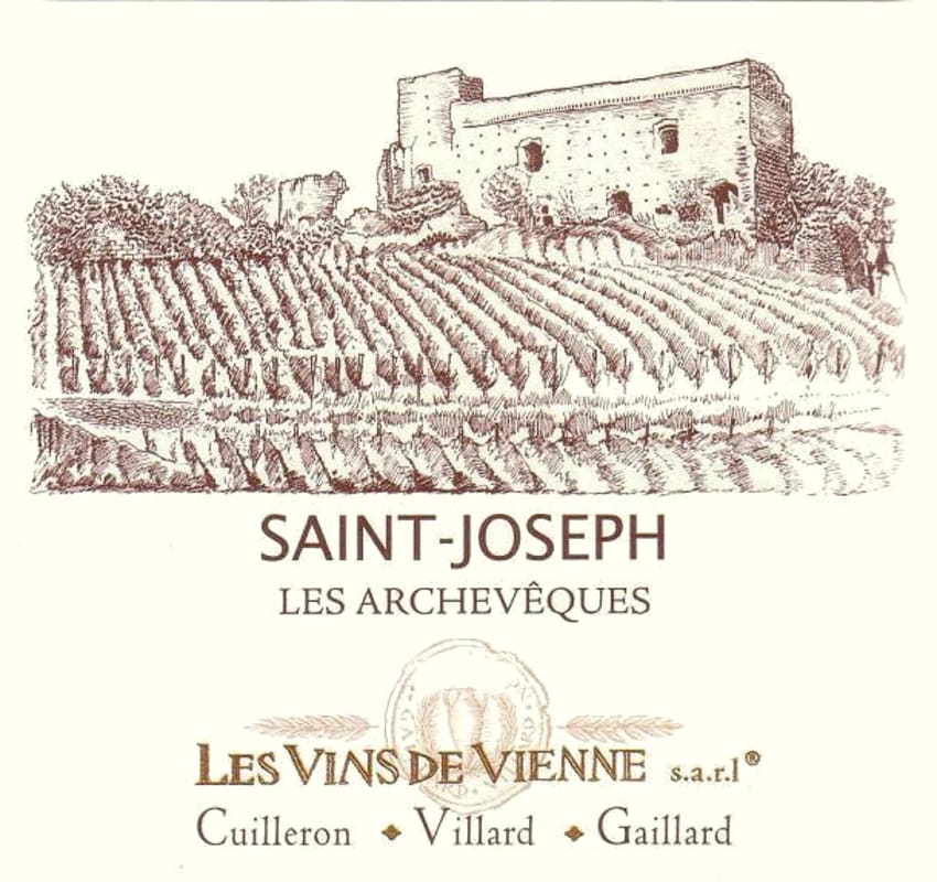 Vins de Vienne Saint-Joseph Les Archeveques 2012 Front Label