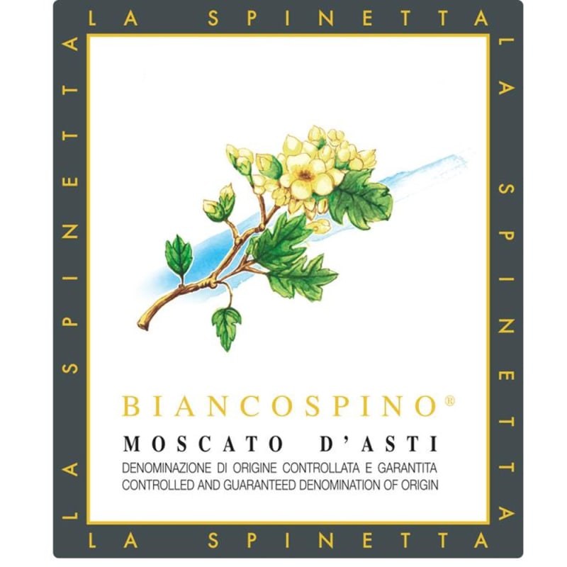 La Spinetta Biancospino Moscato d'Asti 2015 Front Label