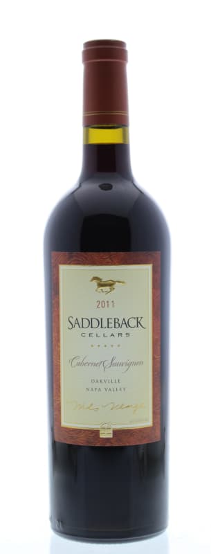 Saddleback Cabernet Sauvignon 2011 Front Bottle Shot