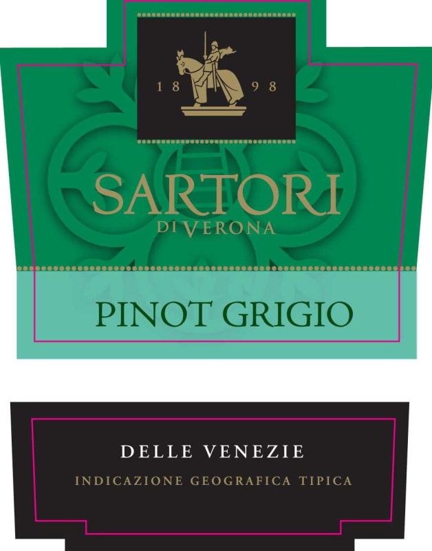 Sartori di Verona Pinot Grigio 2015 Front Label