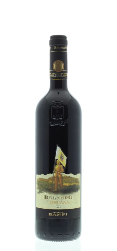 Banfi Belnero Toscana 2012 Front Bottle Shot