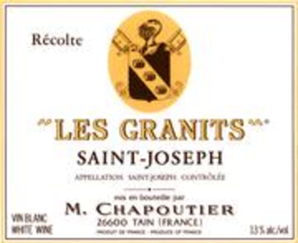M. Chapoutier Saint-Joseph Les Granits Rouge 1997 Front Label