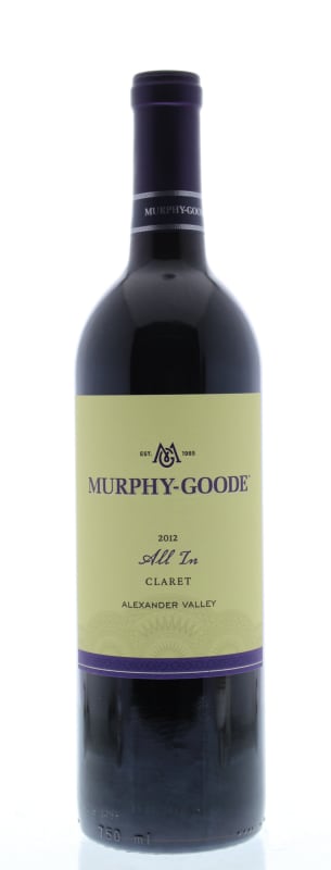 Murphy-Goode All-In Claret 2012 Front Bottle Shot