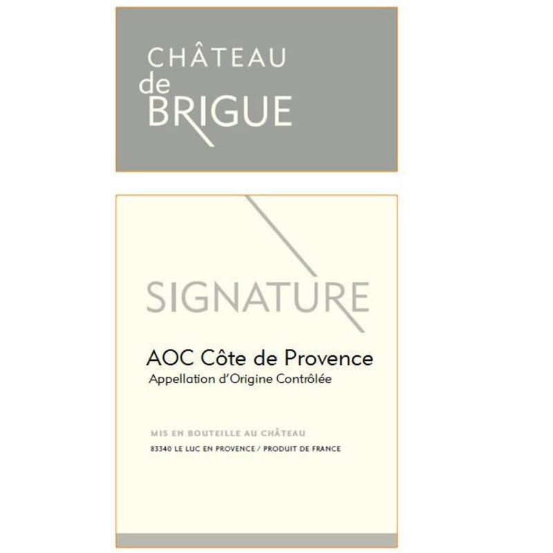 Chateau de Brigue Rose 2015 Front Label