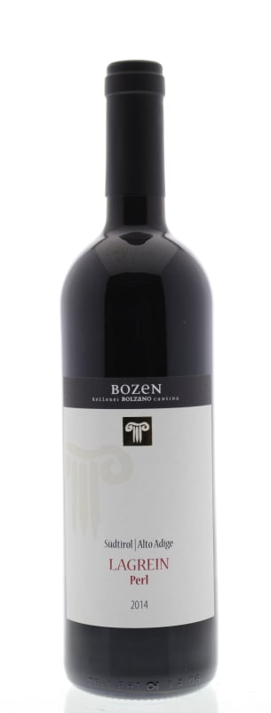 Bolzano Lagrein Perl 2014 Front Bottle Shot
