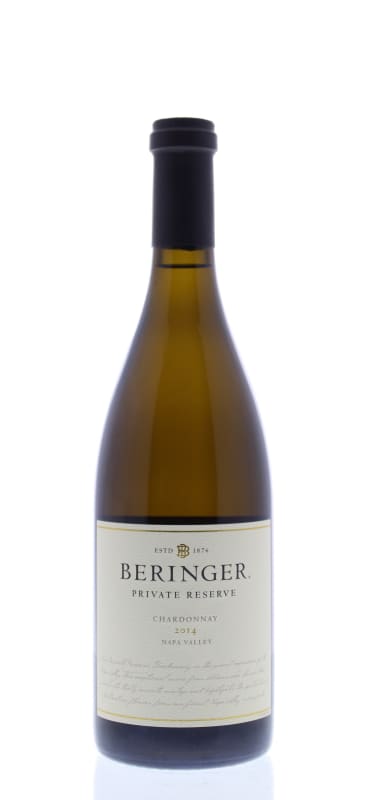 Beringer Private Reserve Chardonnay 2014 Front Bottle Shot