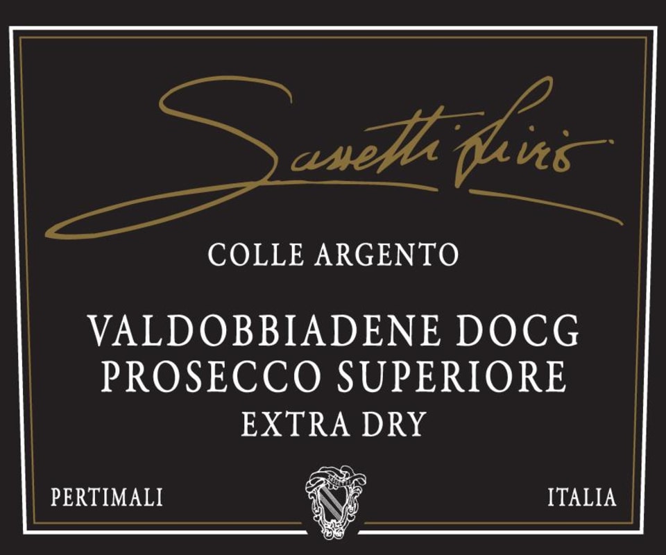 Livio Sassetti Prosecco di Colle Argento Superiore Extra Dry Front Label