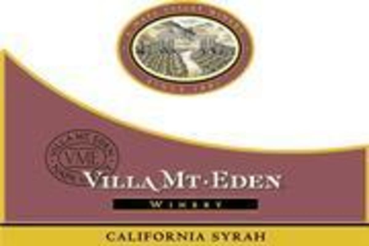 Villa Mt. Eden Coastal Syrah 1998 Front Label