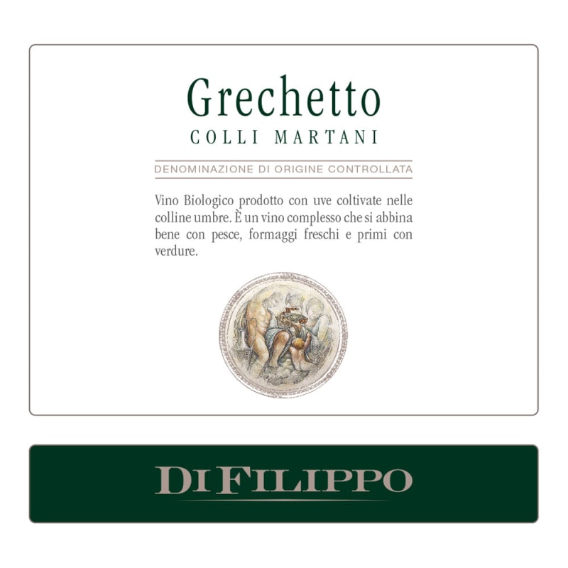 Di Filippo Grechetto Colli Martano 2013 Front Label