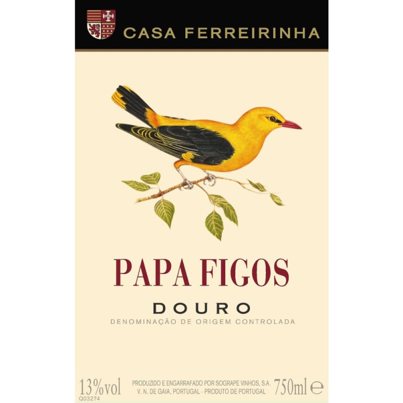 Casa Ferreirinha Papa Figos Red 2014 Front Label