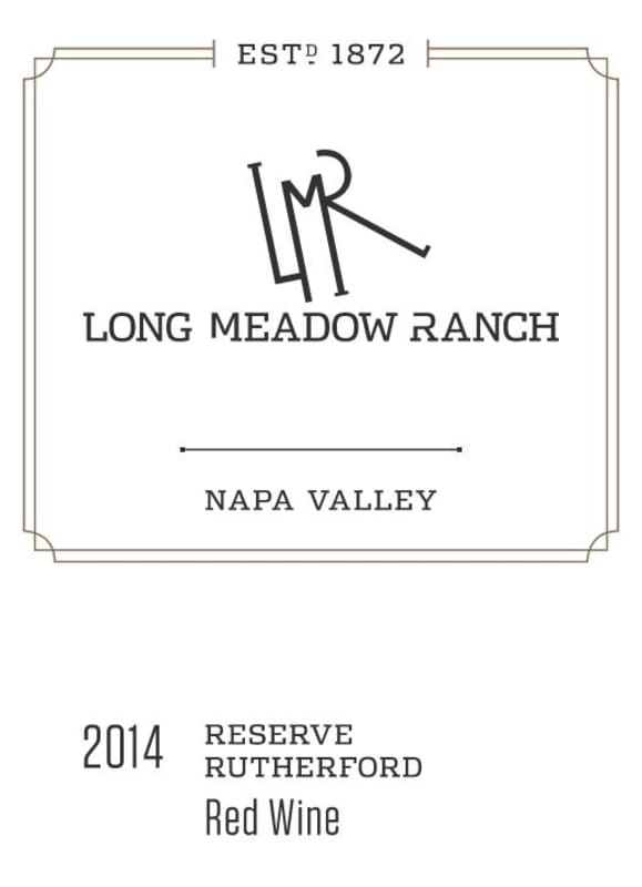 Long Meadow Ranch Reserve Red 2014 Front Label
