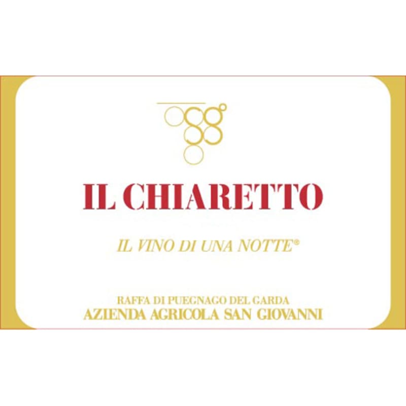 Pasini San Giovanni Il Chiaretto Rosato 2014 Front Label