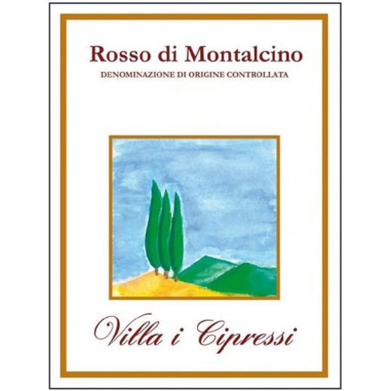 Villa I Cipressi Rosso di Montalcino 2013 Front Label