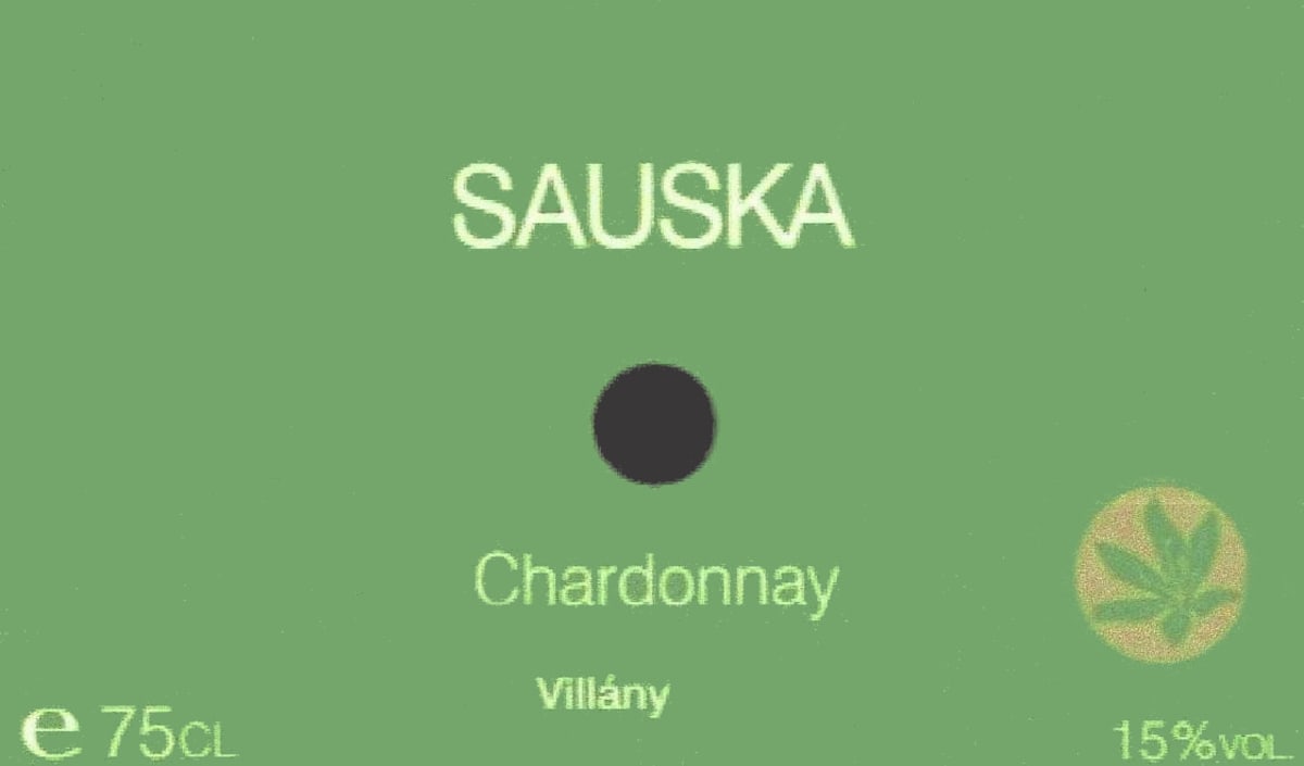 Sauska Chardonnay 2013 Front Label