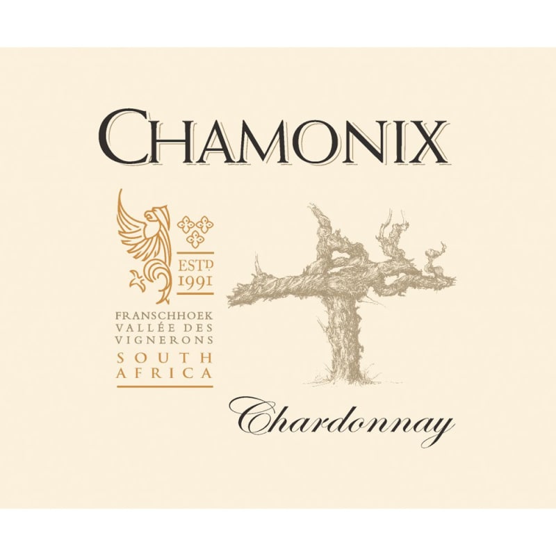 Chamonix Chardonnay 2014 Front Label