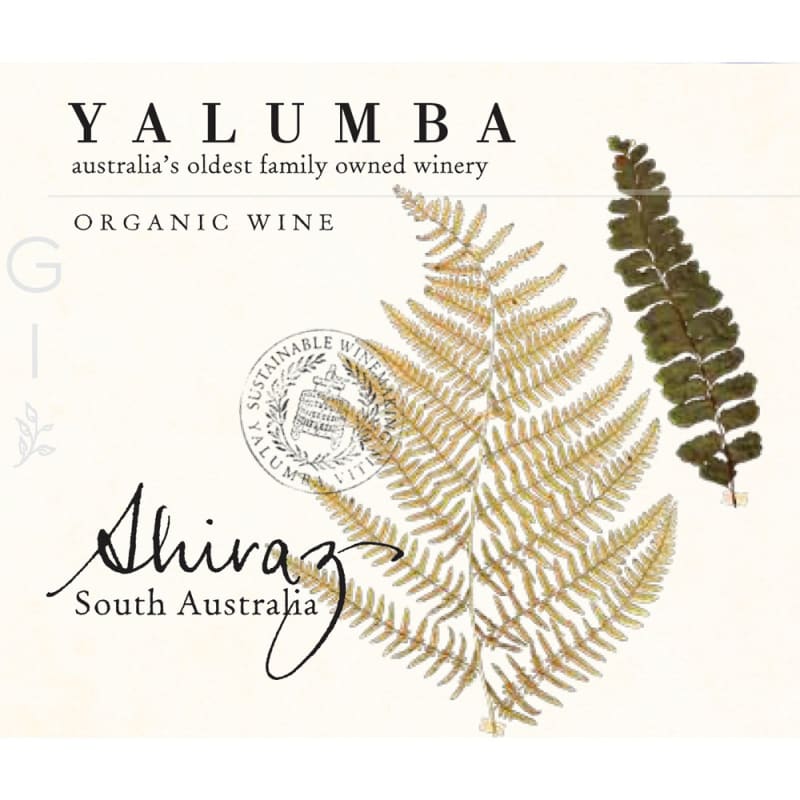 Yalumba Organic Shiraz 2014 Front Label