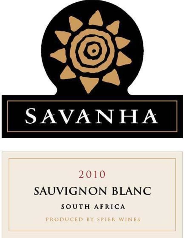 Savanha Sun Sauvignon Blanc 2010 Front Label