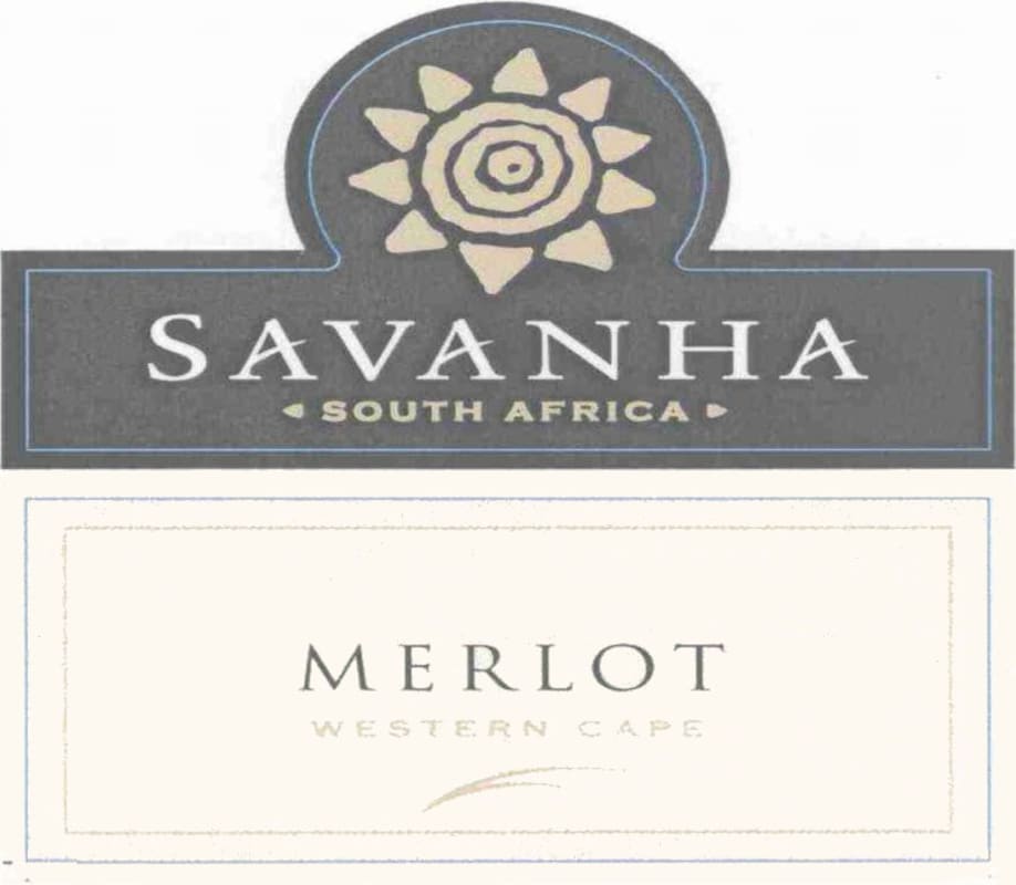 Savanha Sun Merlot 2013 Front Label