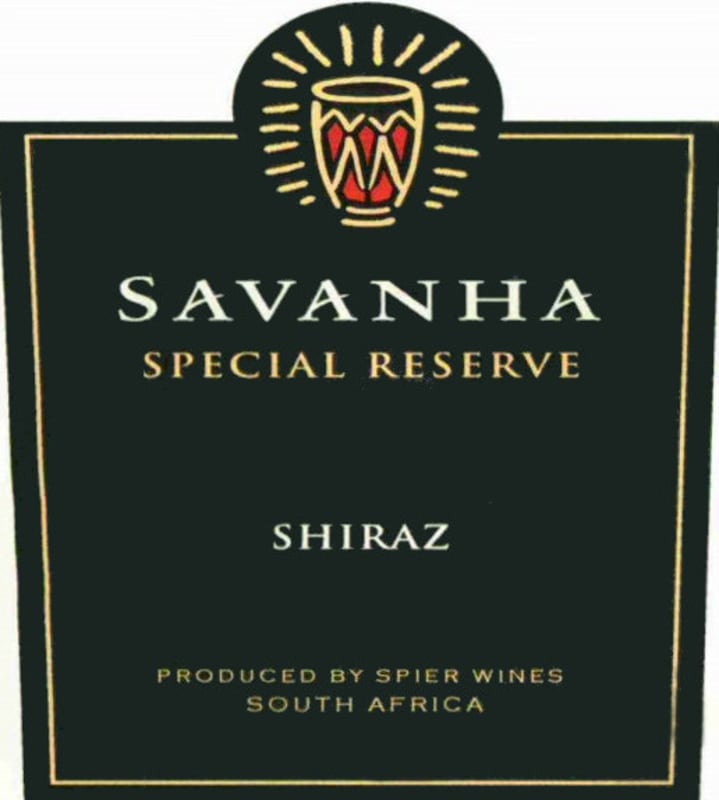 Savanha Special Reserve Shiraz 2006 Front Label