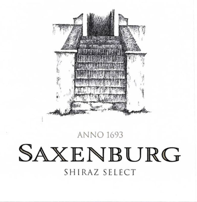 Saxenburg Select Shiraz 2009 Front Label