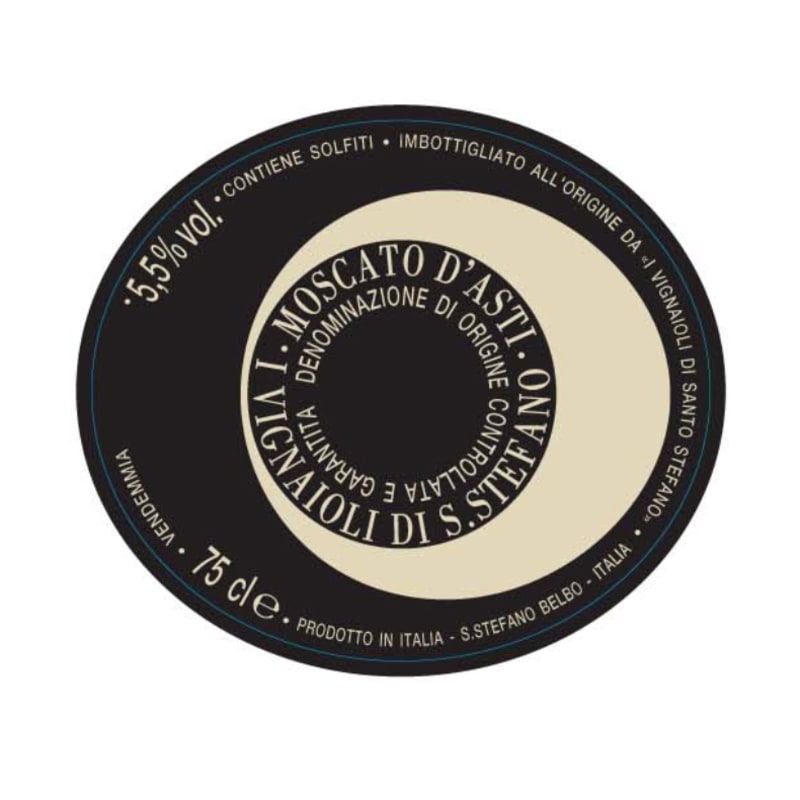 Ceretto Santo Stefano Moscato d'Asti 2015 Front Label