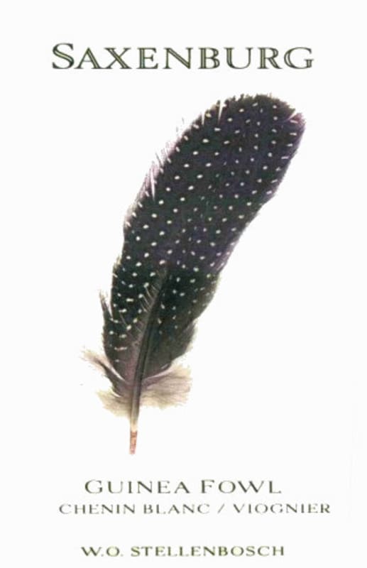 Saxenburg Guinea Fowl White Blend Chenin Blanc Viognier 2010 Front Label