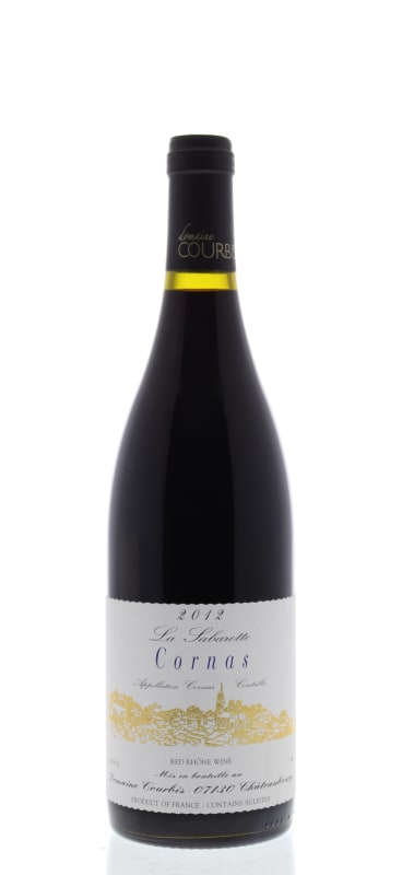 Courbis Cornas La Sabarotte 2012 Front Bottle Shot