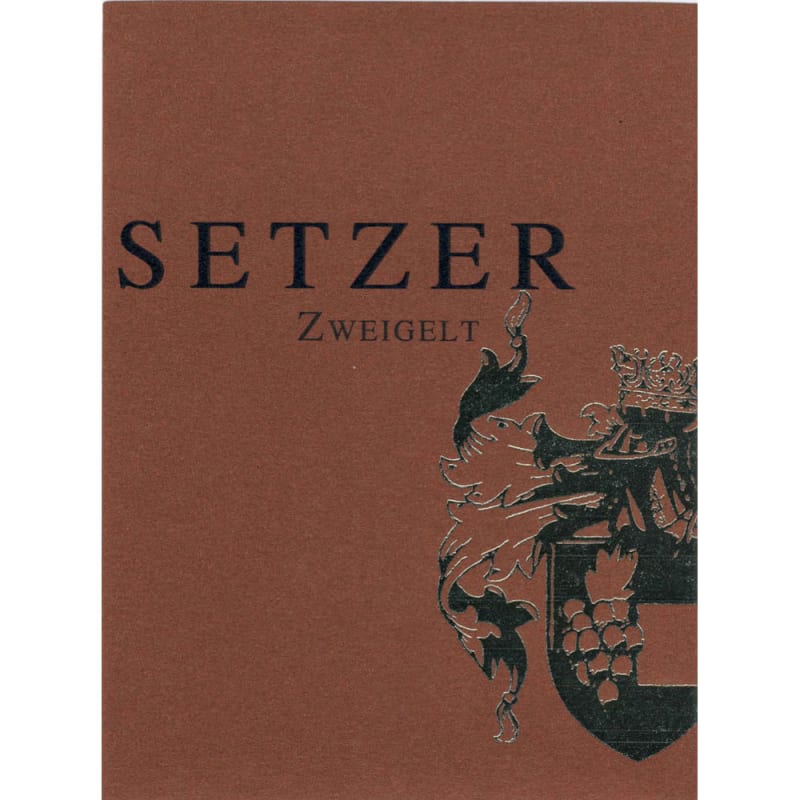 Setzer Zweigelt 2014 Front Label