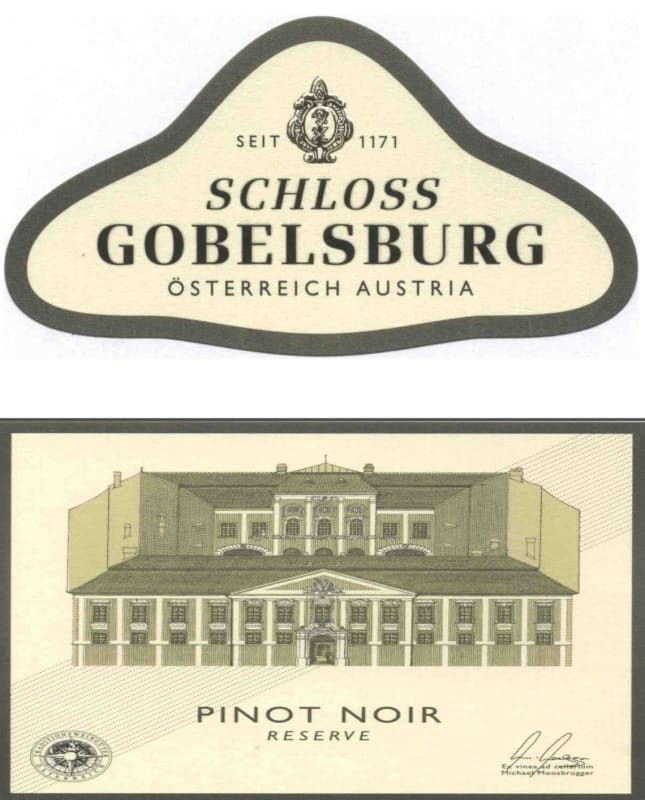 Schloss Gobelsburg Reserve Pinot Noir 2013 Front Label