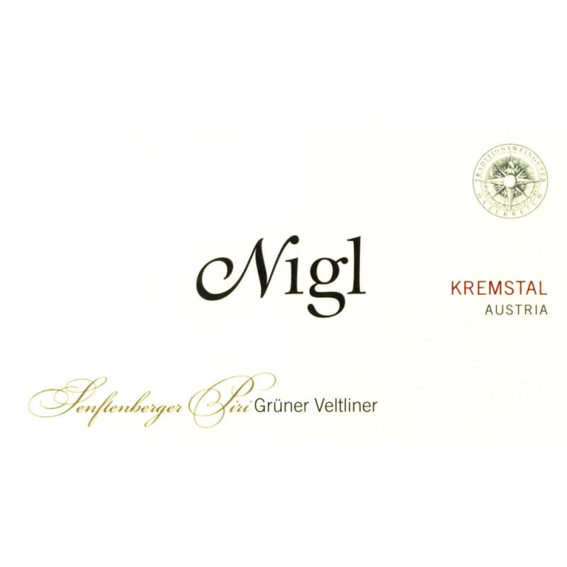 Nigl Gruner Veltliner Piri Senftenberg 2014 Front Label