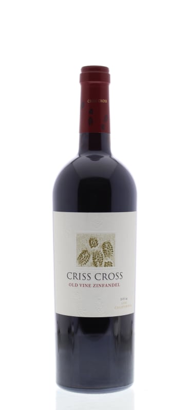 Criss Cross Old Vine Zinfandel 2014 Front Bottle Shot