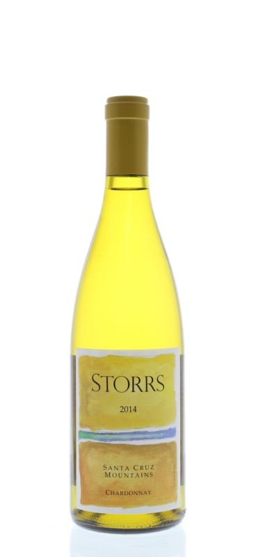 Storrs Santa Cruz Mountains Chardonnay 2014 Front Bottle Shot