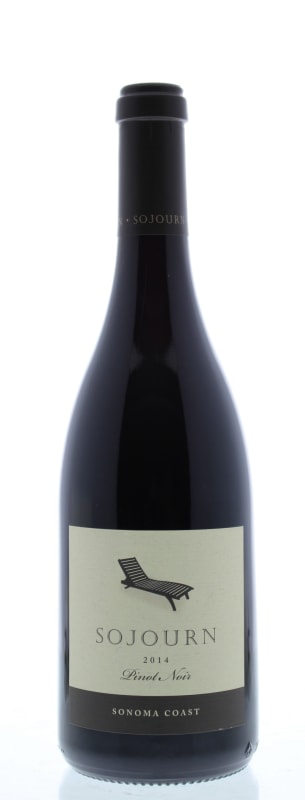 Sojourn Sonoma Coast Pinot Noir 2014 Front Bottle Shot