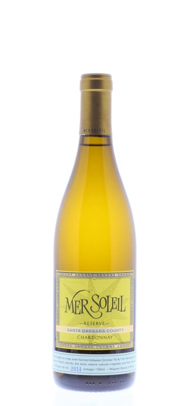 Mer Soleil Santa Barbara Reserve Chardonnay 2014 Front Bottle Shot