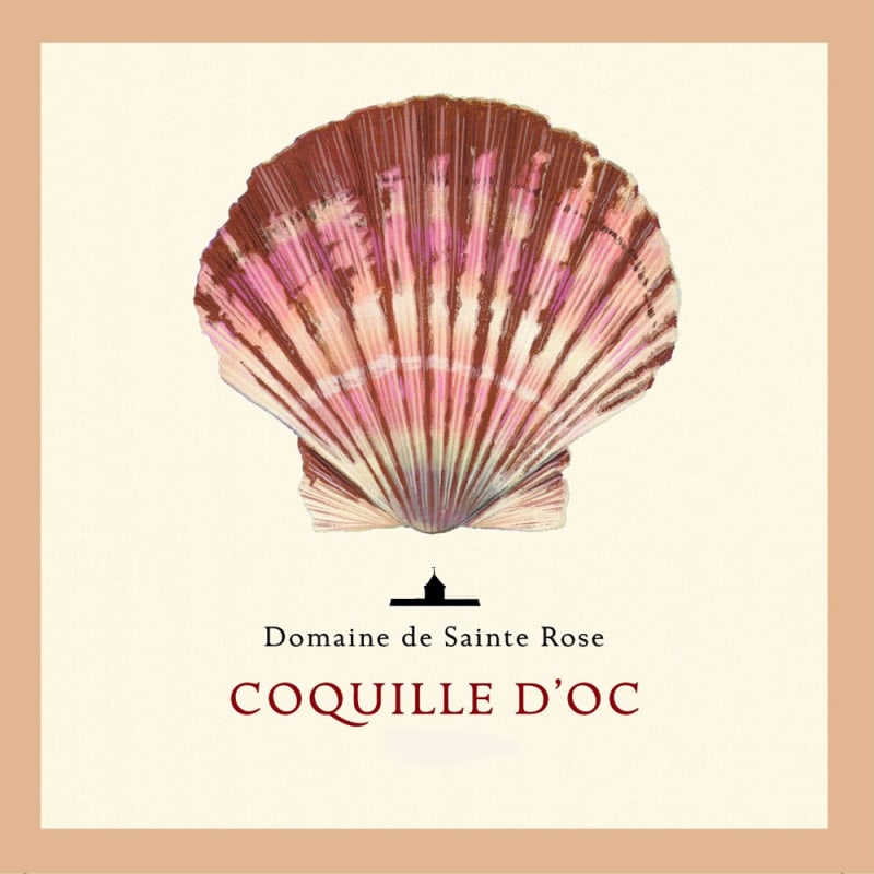 Domaine Sainte Rose Coquille d'Oc Rose 2015 Front Label