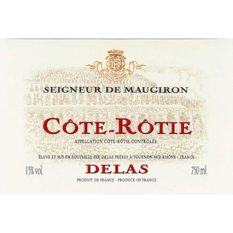 Delas Cote-Rotie Seigneur de Maugiron 2011 Front Label