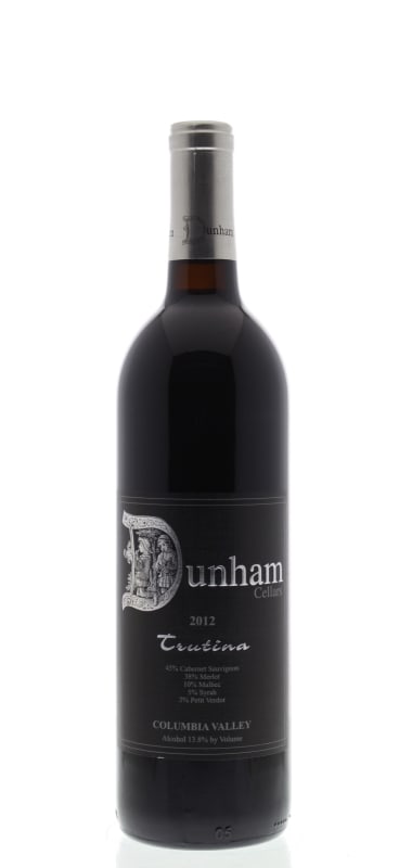 Dunham Cellars Trutina 2012 Front Bottle Shot