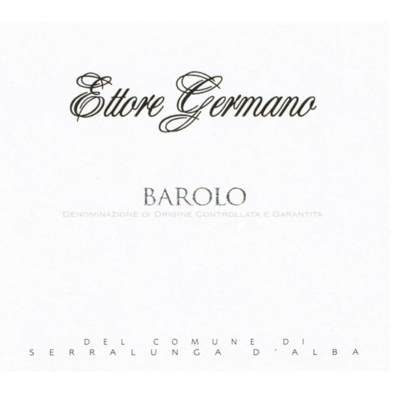 Ettore Germano Serralunga d'Alba Barolo 2010 Front Label